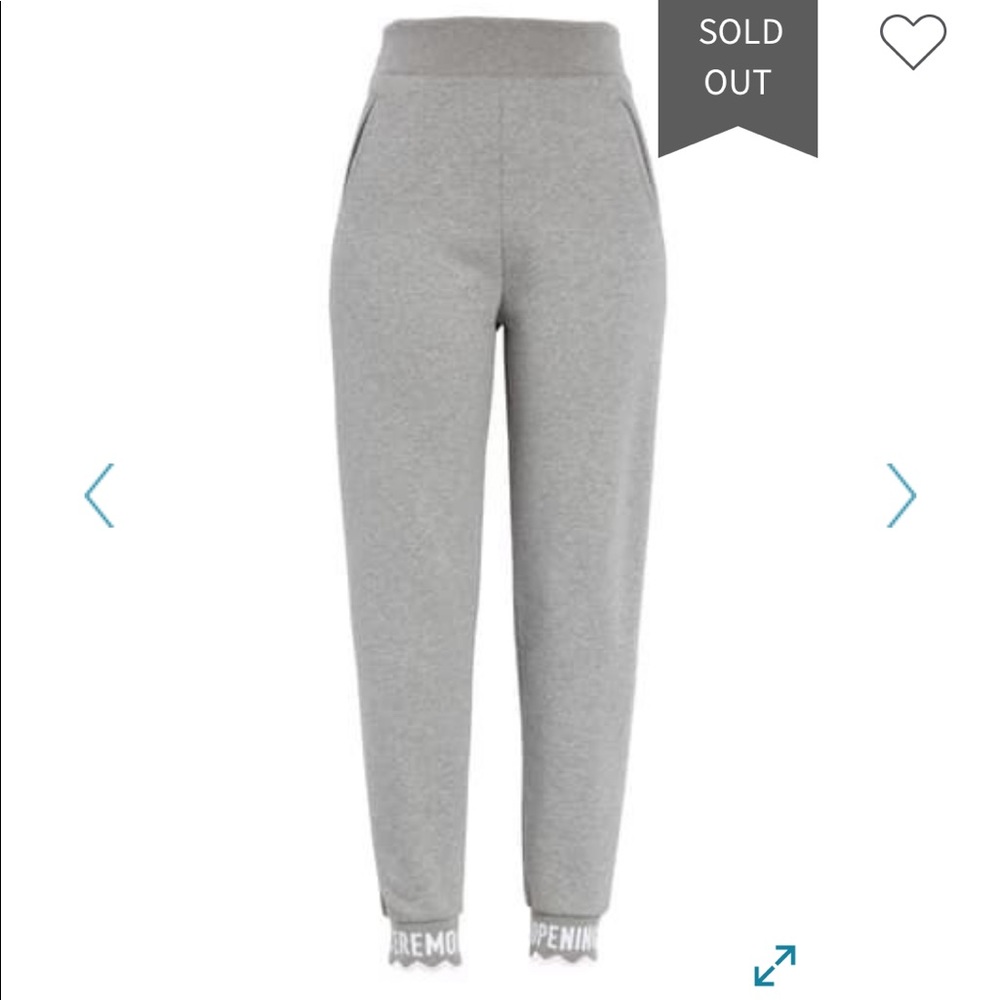 Opening Ceremony Scallop Elastic Logo Sweatpants